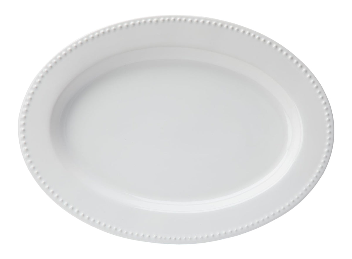 Whitworth Oval Stoneware Platter, 11.3-in, White R8D7 - product image 1