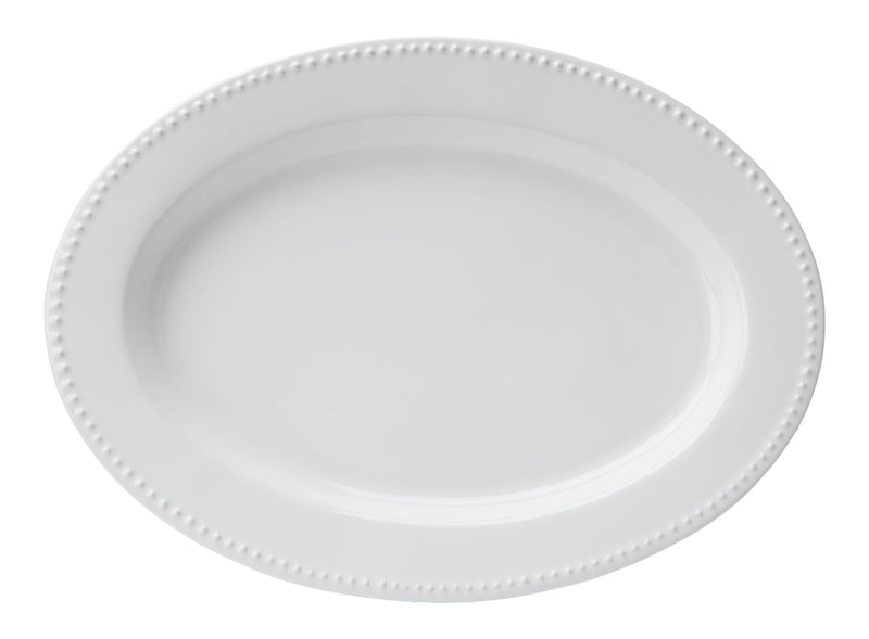 Whitworth Oval Stoneware Platter, 11.3-in, White R8D7