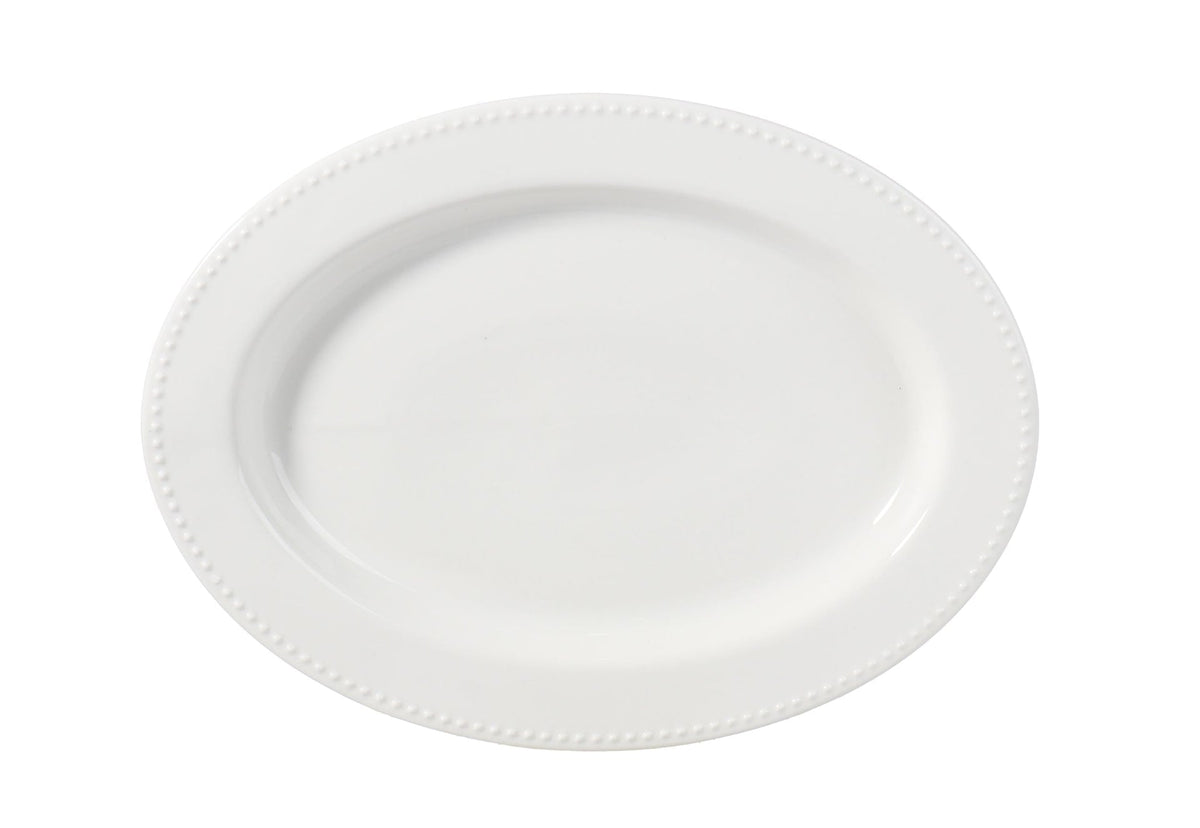 Whitworth Oval Stoneware Platter, 11.3-in, White R8D7 - product image 3