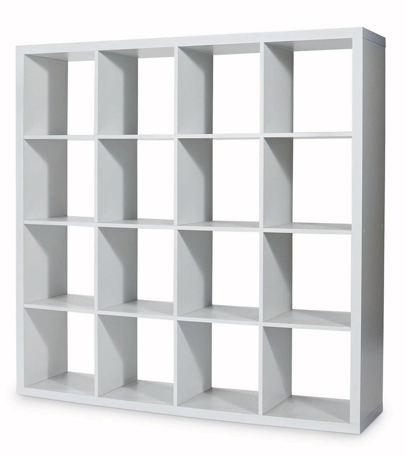 Wilmer 16-Cube Organizer, White X8A1