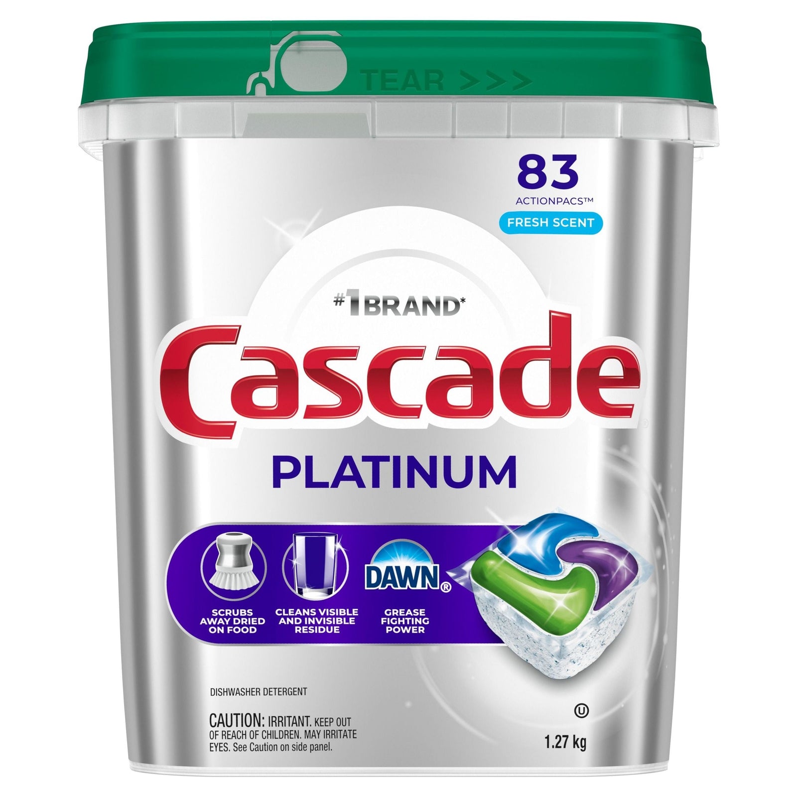Platinum ActionPacs Fresh Dishwasher Pods, 83-ct S2O4 - product image 1