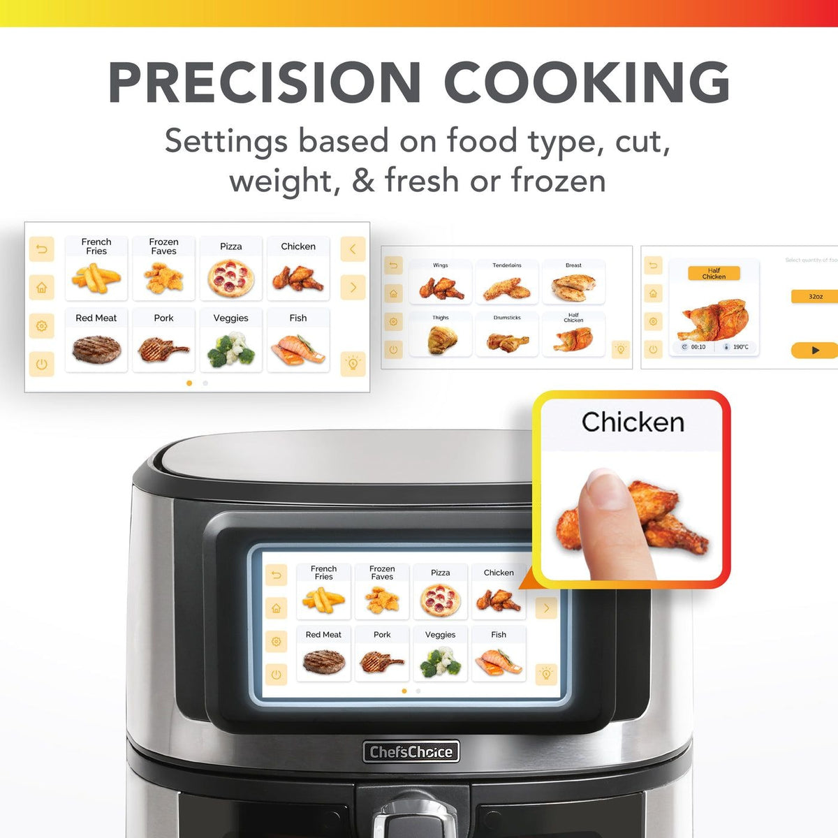 Air Fryer with TFT Touchscreen Display, 7-qt S9N3 - product image 7