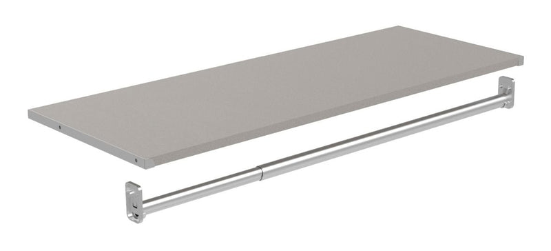 Modular Shelf & Hang Rod Kit, Taupe J0B3