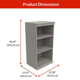Modular Stackable Closet Storage Shelf Unit, Taupe W7B3 - product image 3