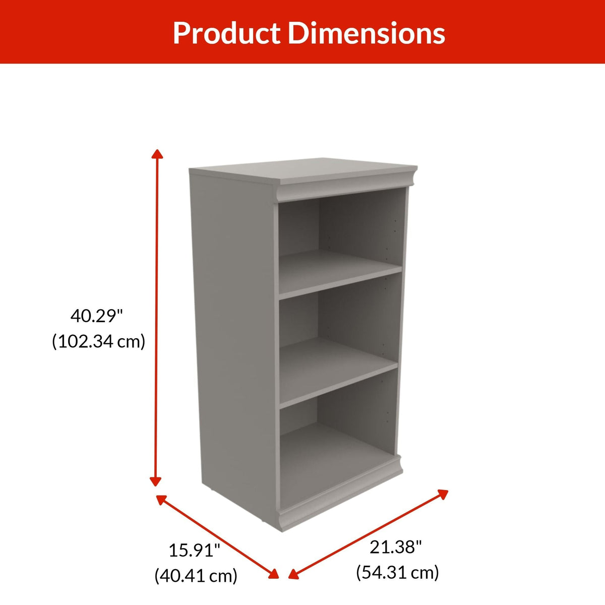 Modular Stackable Closet Storage Shelf Unit, Taupe W7B3 - product image 3