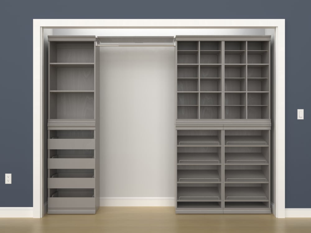Modular Stackable Closet Storage Shelf Unit, Taupe W7B3 - product image 5