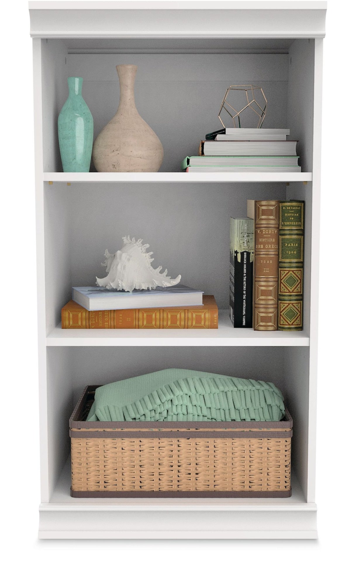 Modular Stackable Closet Storage Shelf Unit, White K4R7 - product image 3