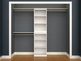 Modular Stackable Closet Storage Shelf Unit, White K4R7 - product image 6