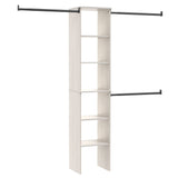 Suite Symphony Laminate Wood Tower Starter Kit with Rods, White Timber, 16-in X4C0 - product image 1