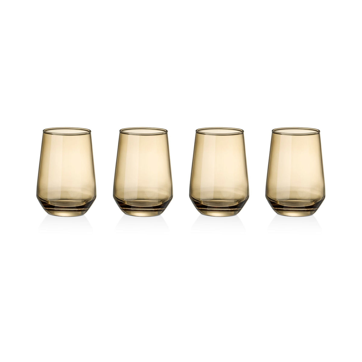 Home Harvest-Coloured Stemless Wine Glass Set, 4-pk M7J6 - product image 1