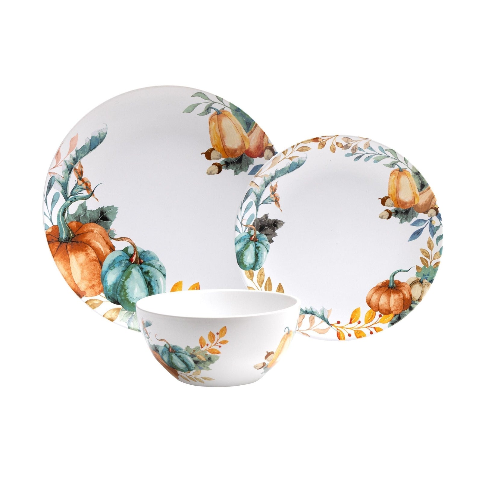 Home Lightweight Stoneware Harvest Dinnerware Set, Serves 4, 12-pc K4K5 - product image 1