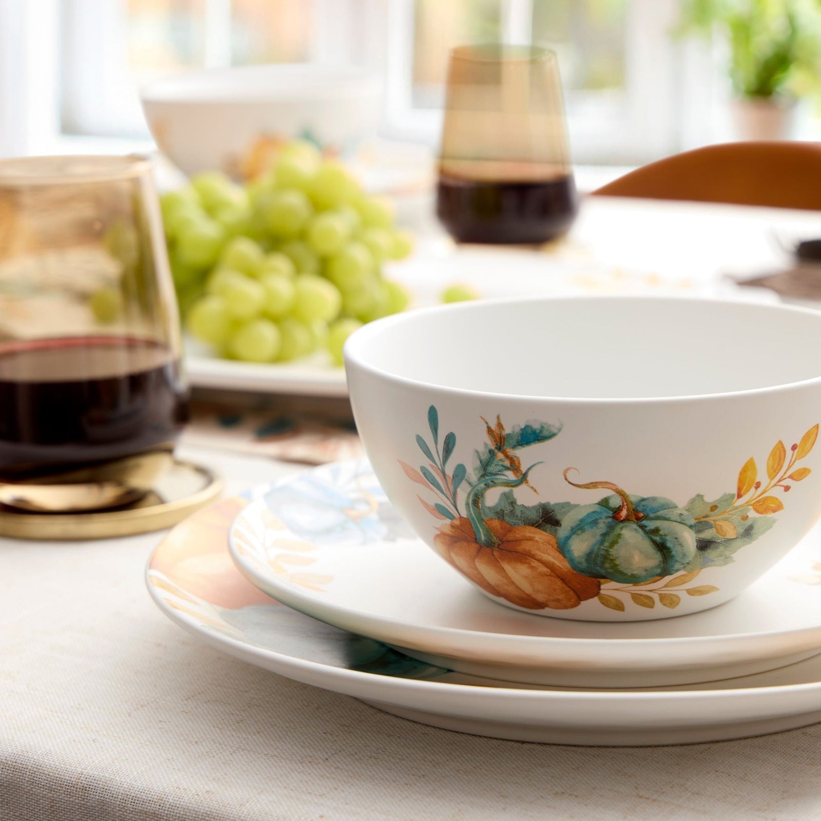 Home Lightweight Stoneware Harvest Dinnerware Set, Serves 4, 12-pc K4K5 - product image 8