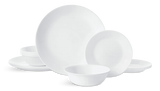 Winter Dinnerware Set, Serves 4, 12-pc, Frost White M7Q4 - product image 1