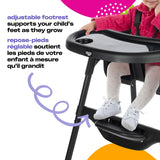 Black Canteen High Chair with Adjustable Footrest Z5Q8 - product image 1