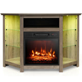 Fireplace TV Stand with Led Lights and 18" O8P8 - product image 1