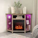 Fireplace TV Stand with Led Lights and 18" O8P8 - product image 4