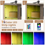 Fireplace TV Stand with Led Lights and 18" O8P8 - product image 7