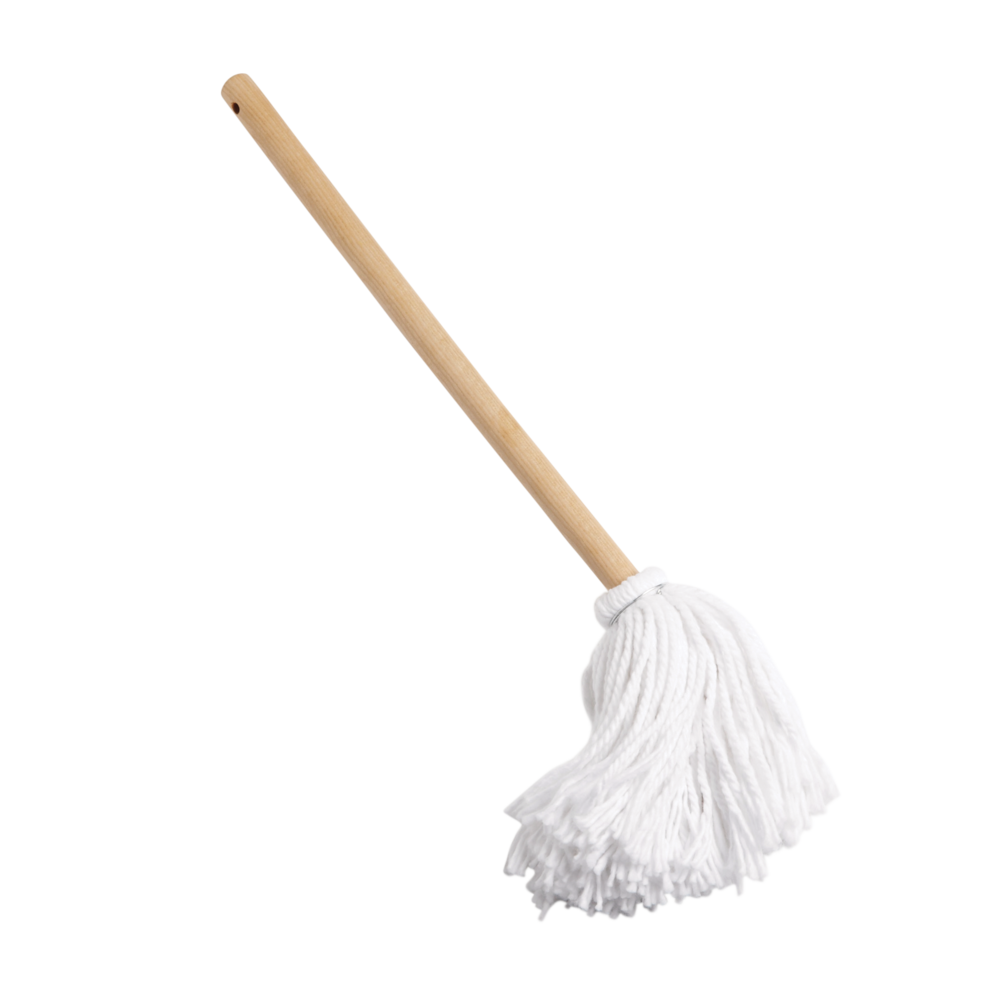 Cotton Dish Mop with Wood Handle R6D2 - product image 1