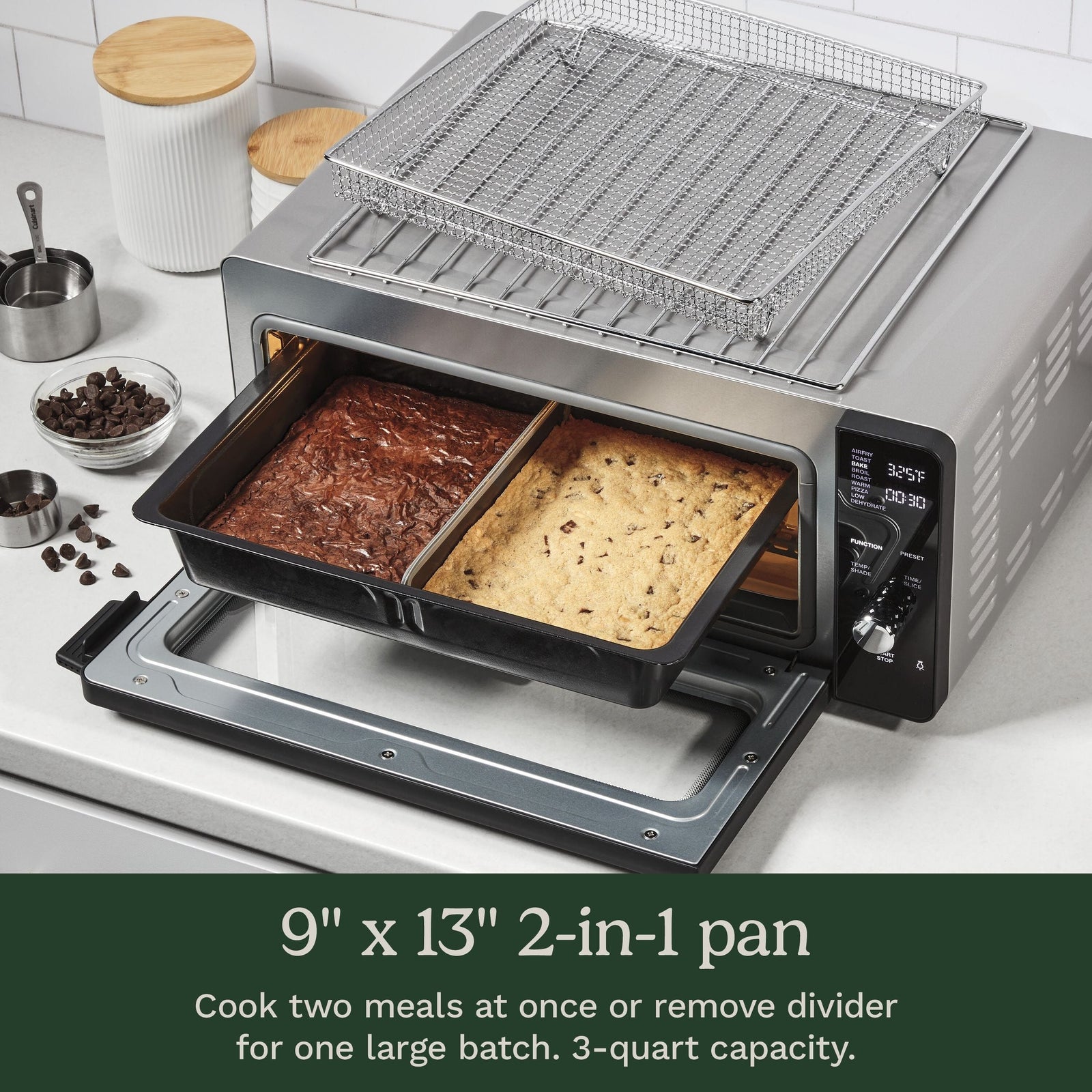 1800W Large Flip Up Air Fry Toaster Oven I0P0 - product image 7