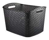 My Style Extra Large Woven Storage Basket, Black C3S1 - product image 1