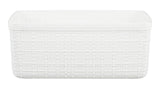 Small Jute Weave Nesting Storage Basket, White B9K0 - product image 1
