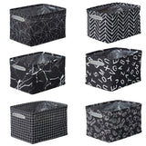 Large Water Resistant Storage Bin, 15-in x 11-in x 9.5-in, 6-pk, White Pattern F2P4 - product image 1