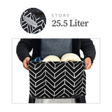 Large Water Resistant Storage Bin, 15-in x 11-in x 9.5-in, 6-pk, White Pattern F2P4 - product image 2