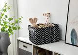 Large Water Resistant Storage Bin, 15-in x 11-in x 9.5-in, 6-pk, White Pattern F2P4 - product image 7
