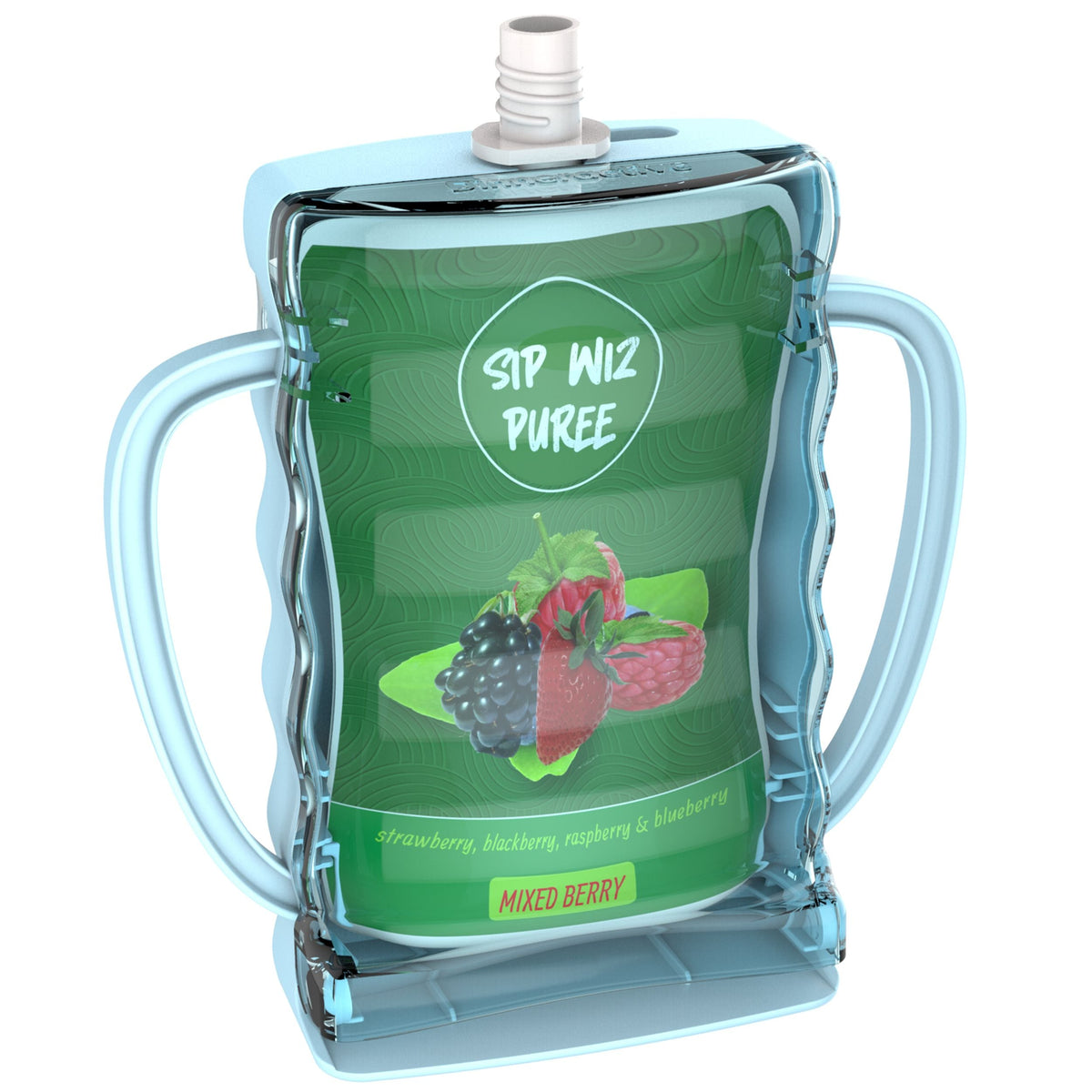 Active Sip Wiz Squeeze-Proof Holder, Blue I2P3 - product image 1