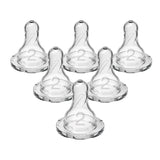 Natural Flow Level 2 Silicone Nipples, 6-pk H7R1 - product image 1