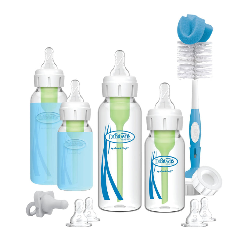 B's + Glass Narrow Baby Bottle Gift Set R6E6