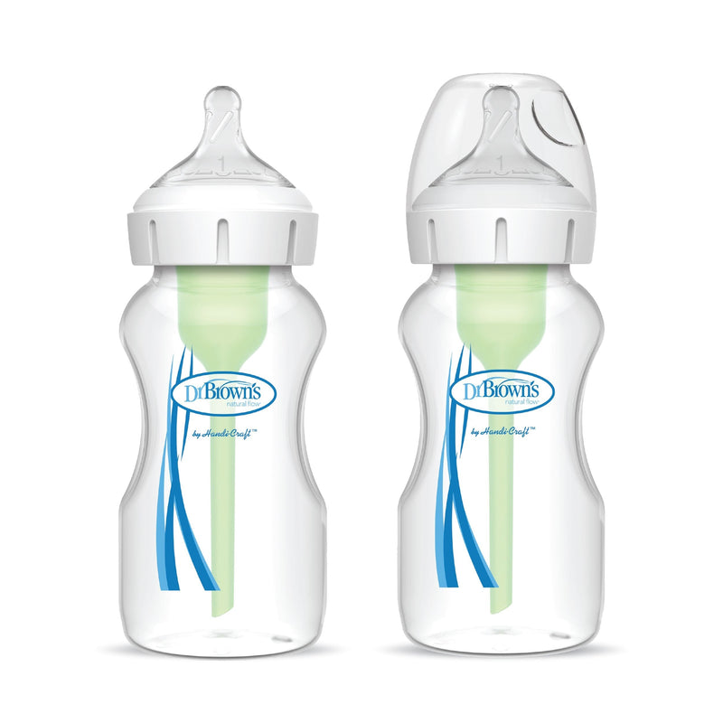 B's + Wide Neck Bottles, 9-oz, 2-pk O4M1
