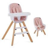 on Me Zoodle Convertible High Chair, Pink R6J5 - product image 1