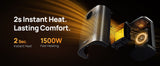 Home 1500W Portable Indoor PTC Ceramic Space Heater F1B1 - product image 4