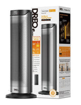 Home 1500W PTC Convection Oscillating Ceramic Electric Tower Heater, 23-in U9W9 - product image 3