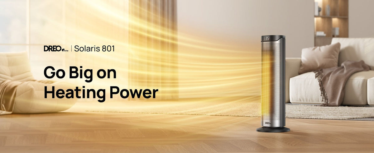 Home 1500W PTC Convection Oscillating Ceramic Electric Tower Heater, 23-in U9W9 - product image 6