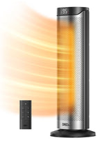 Home 1500W PTC Convection Oscillating Ceramic Electric Tower Heater, 23-in U9W9 - product image 7