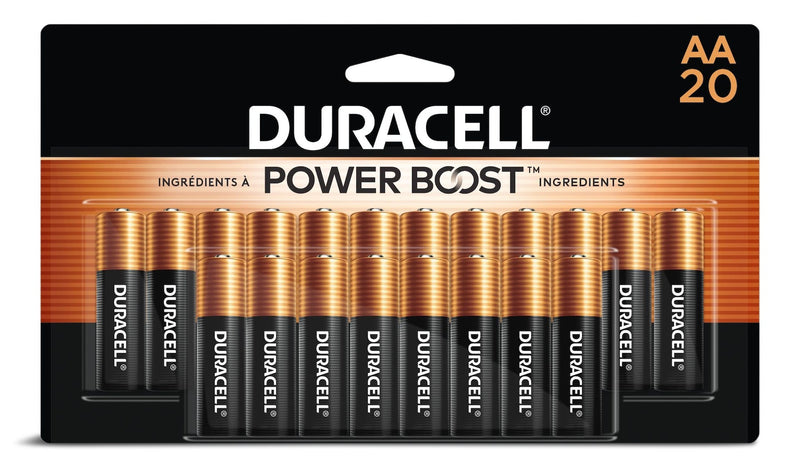 Coppertop AA Batteries, Alkaline, 20-pk T2S1