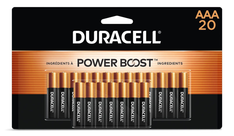 Coppertop AAA Batteries, Alkaline, 20-pk L9P9