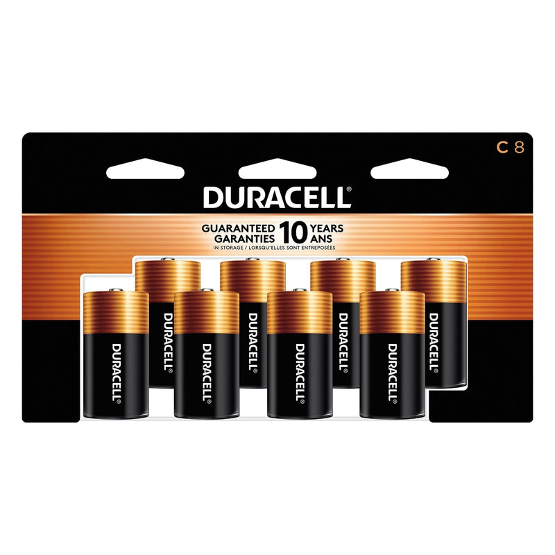 Coppertop C Alkaline Batteries, All Purpose, 8-pk X6E3