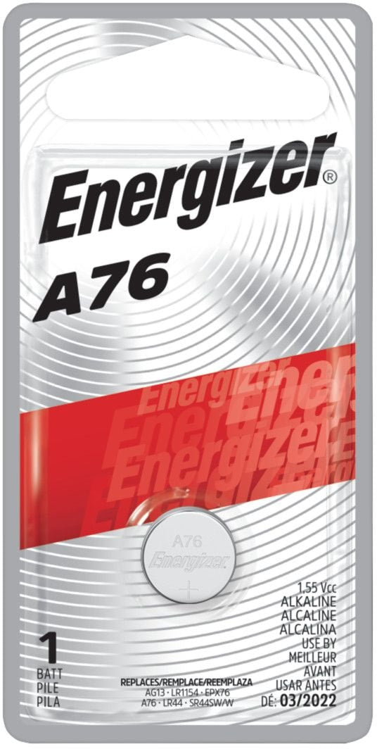 1-pk A76 LR44 1.5V / 1.5 Volt Alkaline Miniature Battery, Long Lasting F8O9