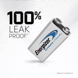 2-pk 9V / 9 Volt Lithium Batteries, EZ Turn Lock, PowerSeal C3K8 - product image 2