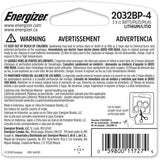 4-pk CR2032 3V / 3 Volt Lithium Coin Cell Batteries, Long Lasting R6E3 - product image 3