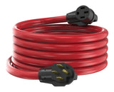 50A 25-ft Single-Outlet RV & EV Extension Cord, Red C3F2 - product image 1