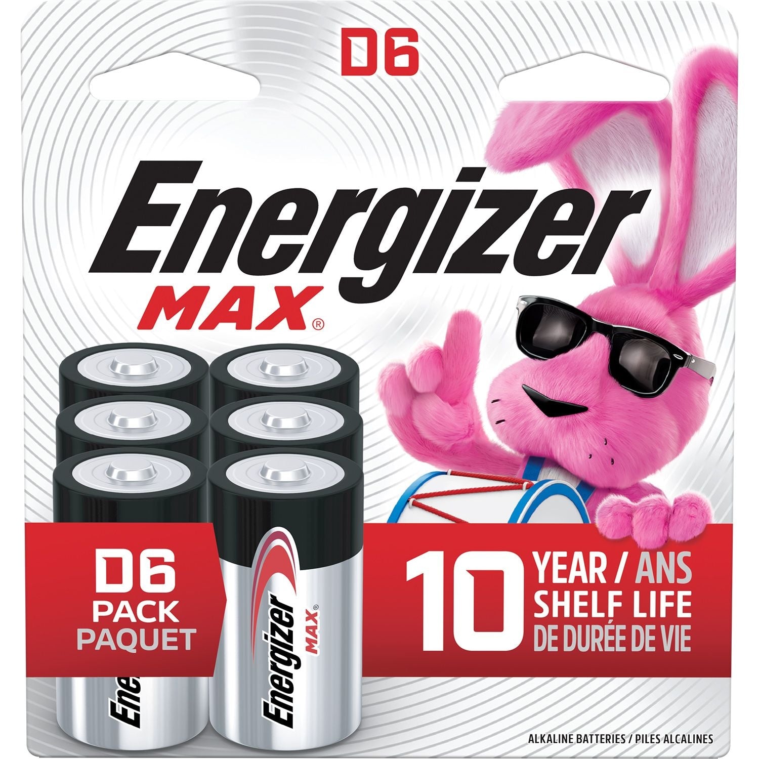 Alkaline D Battery, 6-Pack Z6N4 - product image 1
