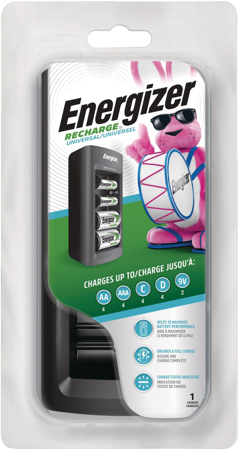 CHFC Universal Battery Charger For NiMH Rechargeable Batteries, AA/AAA/C/D/9V Y8T8