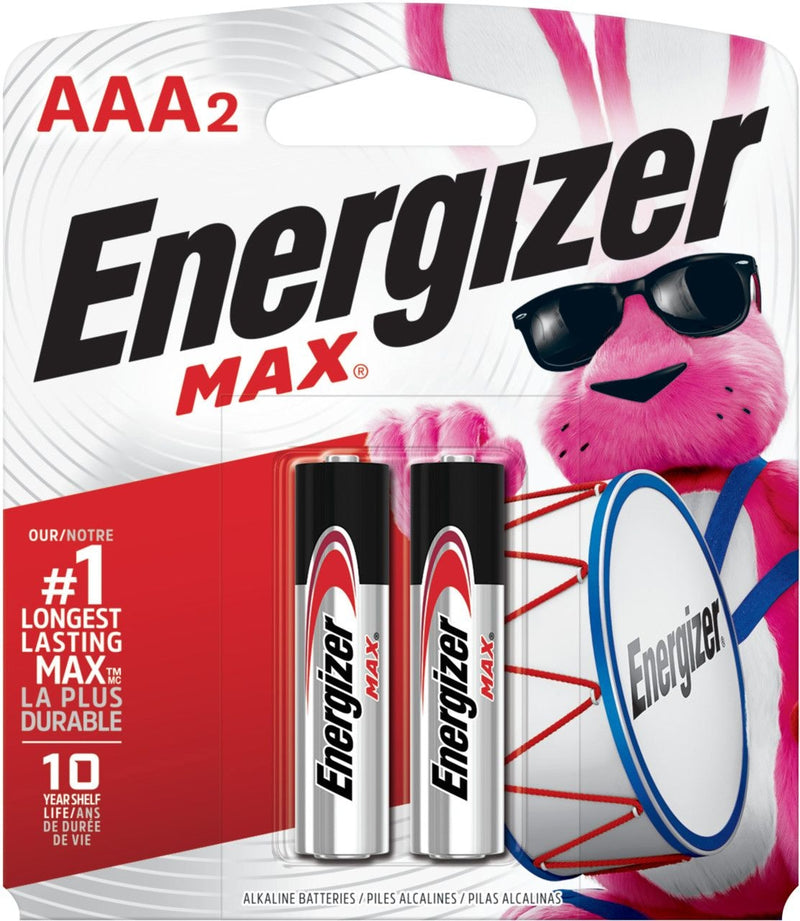 Max 2-pk AAA Alkaline Batteries, Long Lasting, All Purpose T5P5
