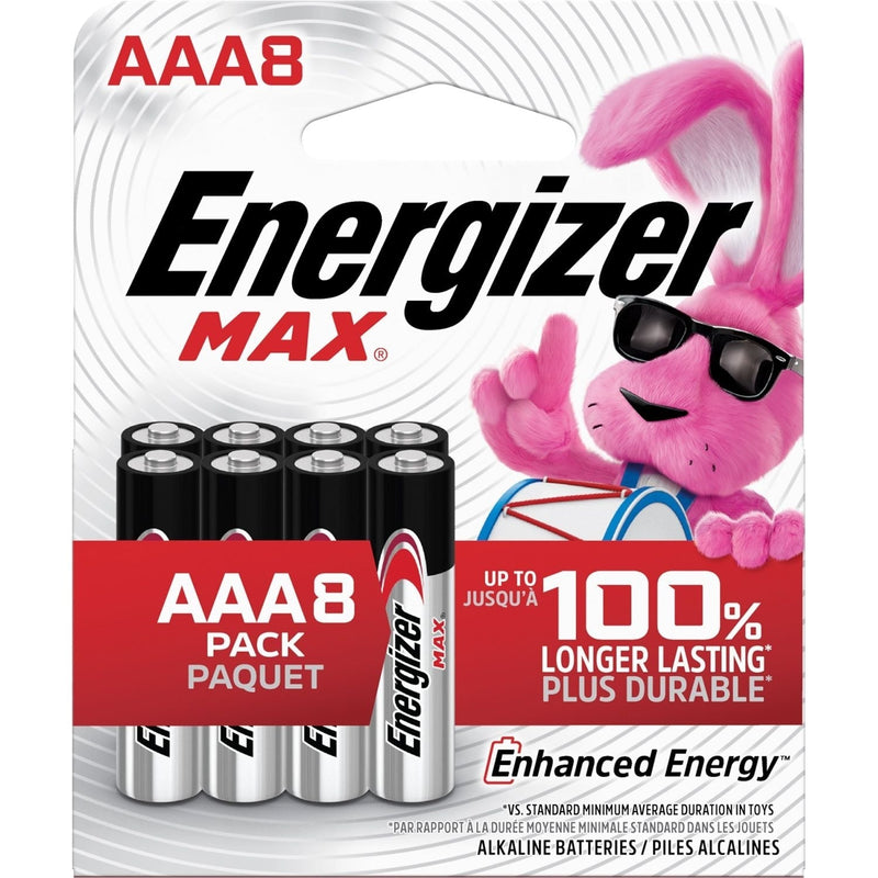 Max 8-pk AAA Alkaline Batteries, Long Lasting, All Purpose O8V9