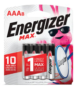 Max 8-pk AAA Alkaline Batteries, Long Lasting, All Purpose G0M2 - product image 2