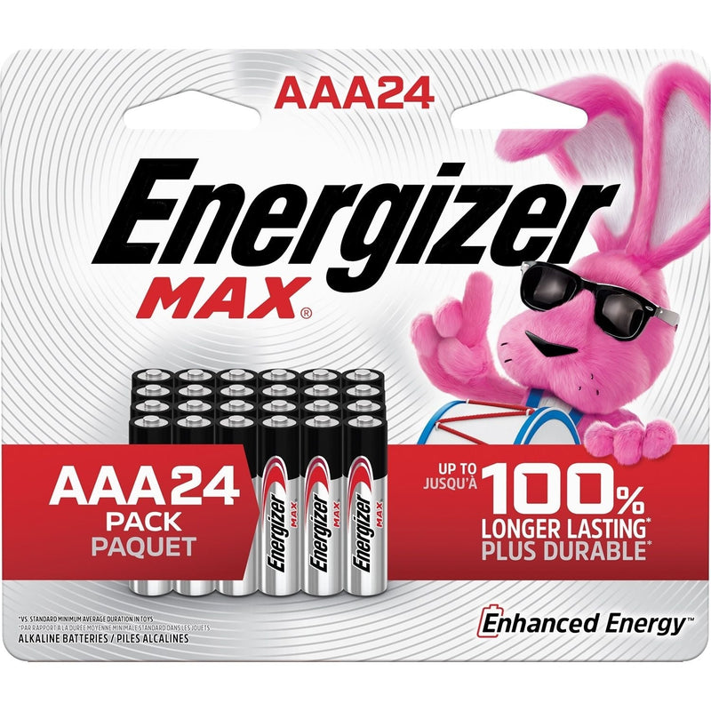 Max Alkaline AAA Batteries, 24-pk R5B0